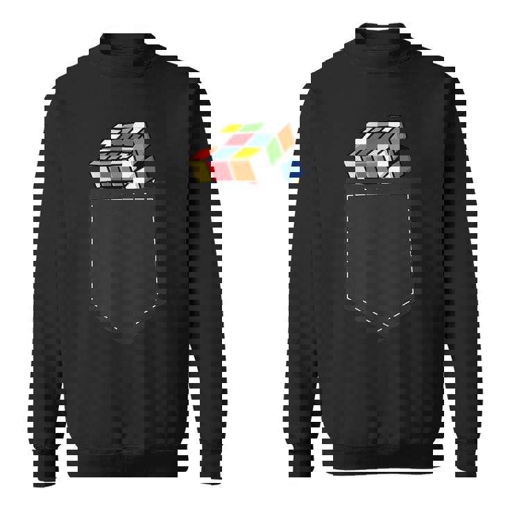 スピードキューブパズル キューブキューブポケットキューブ スウェットシャツ