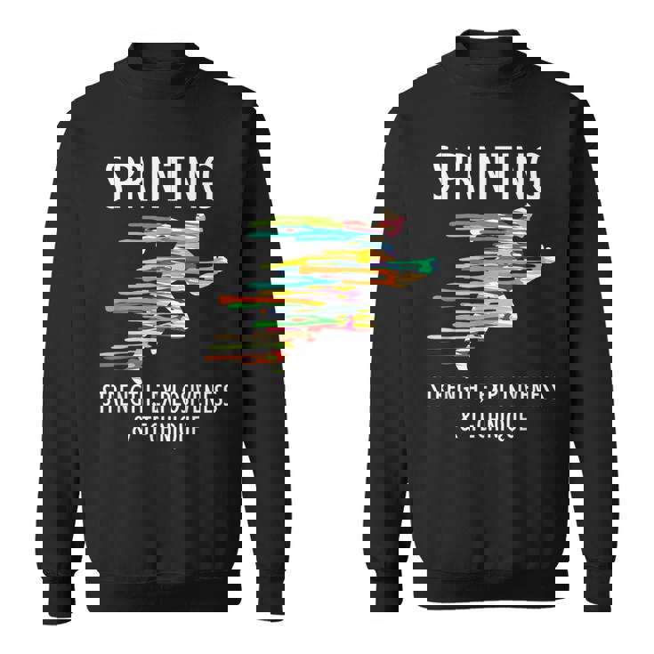 スプリント 短距離 趣味 陸上競技 スキルアップ スウェットシャツ