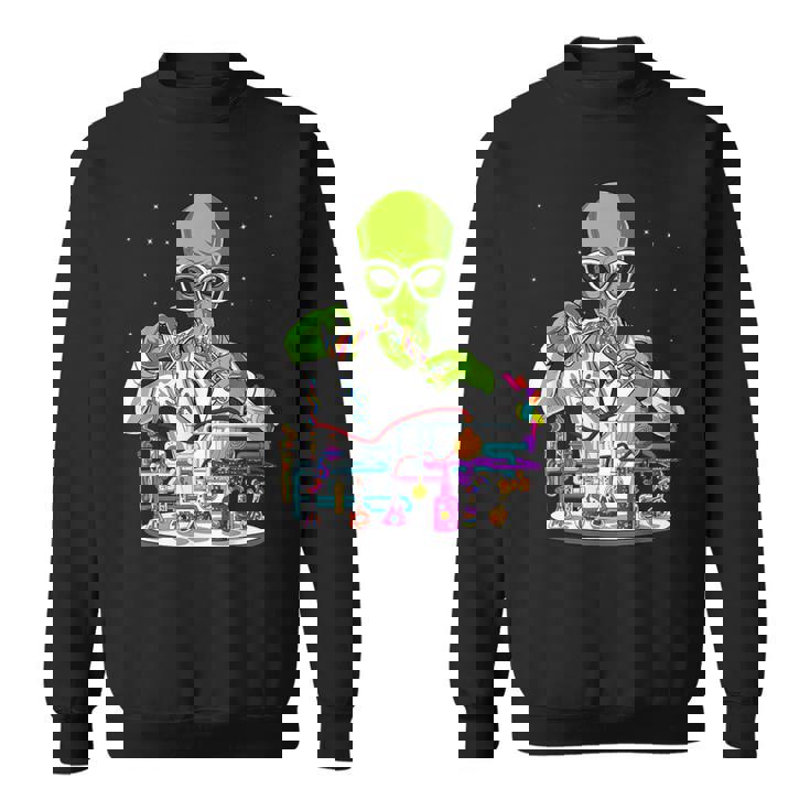 スペースエイリアンケミストリーティーチャーサイエンティストケミストサイエンススクール面白いエイリアン スウェットシャツ