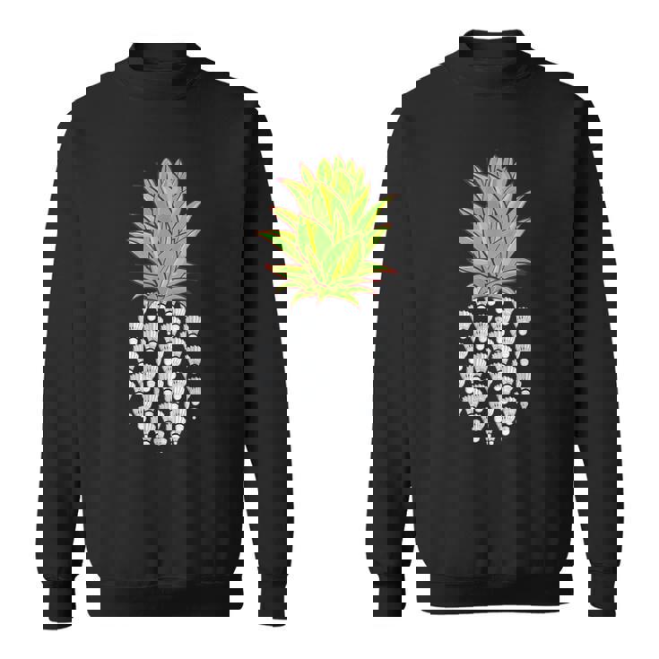スポーツシャツ 面白いパイナップルデザイン ヴィンテージ バドミントン スウェットシャツ