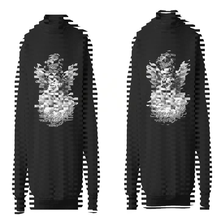 スマイルは後で泣いてエンジェルチョロチョーラタトゥーチカノsmile Now Cry Later スウェットシャツ