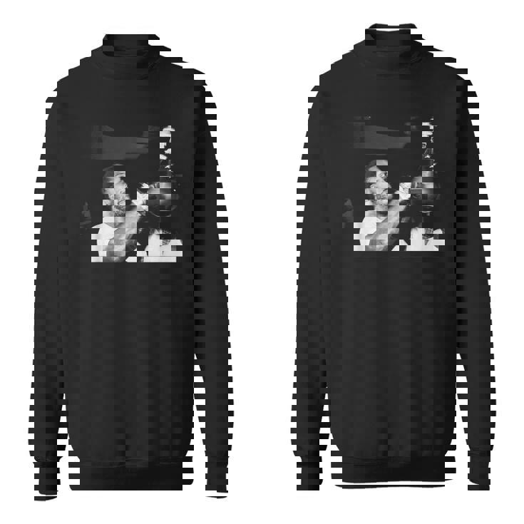 スモーキン・ジョー・フレイジャーのトレーニングでモハメド・アリのボクシングファイトに スウェットシャツ