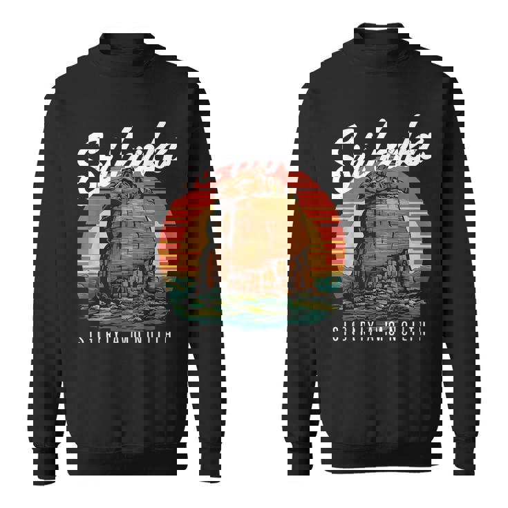 スリランカ モノリス シギリヤ 岩 要塞 城 旅行 スウェットシャツ