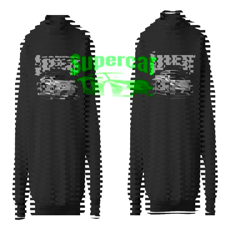 スー スポーツカー マッスルカー レースカー スウェットシャツ