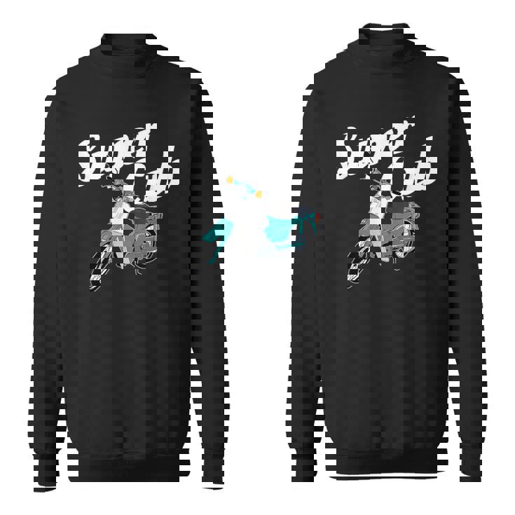 スーパーカブ 50 110 125 バイク ミニ モト スクーター カスタム 原付 二種 スウェットシャツ