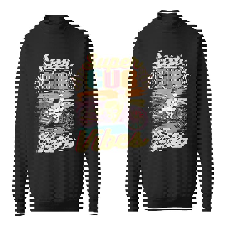 スーパーカブ C100 原付バイク ヴィンテージ バイブ レトロジャパン スウェットシャツ