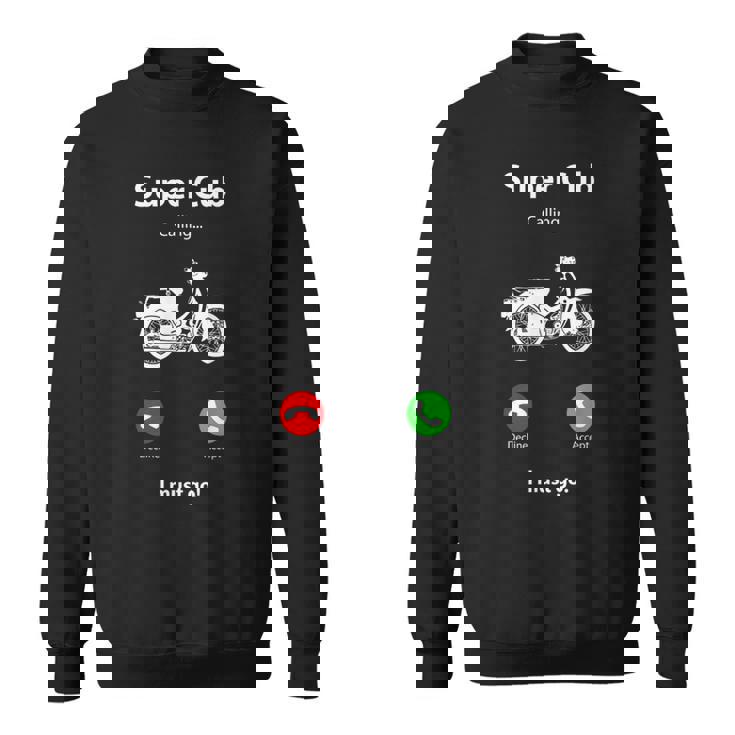 スーパーカブc100 原付バイク レトロジャパン スウェットシャツ