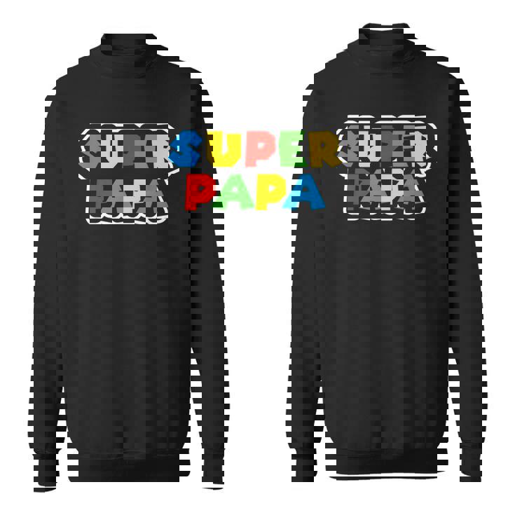スーパーパパ 誕生日プレゼント 父親ギフト 最高のお父さん スウェットシャツ