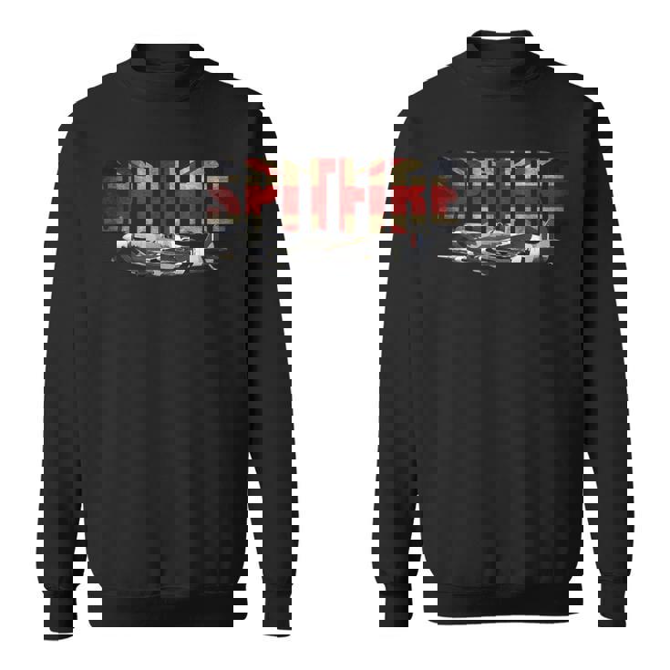 スーパーマリン スピットファイア 第二次世界大戦 戦闘機 ユニオンジャック スウェットシャツ