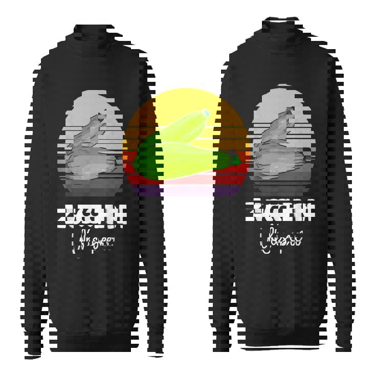 ズッキーニ愛好家 ビーガン ベジタリアン野菜ズッキーニ スウェットシャツ