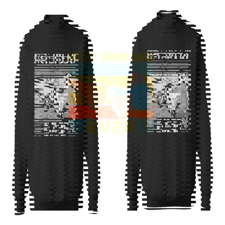 セキセイダッド 鳥好き 父 動物愛好家 鳥の男 スウェットシャツ
