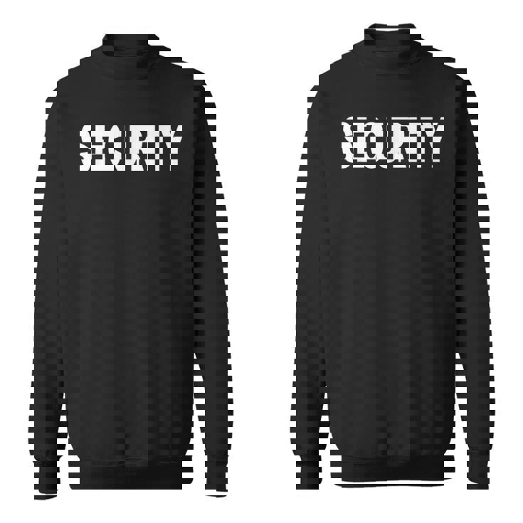 セキュリティガード イベント安全 スウェットシャツ