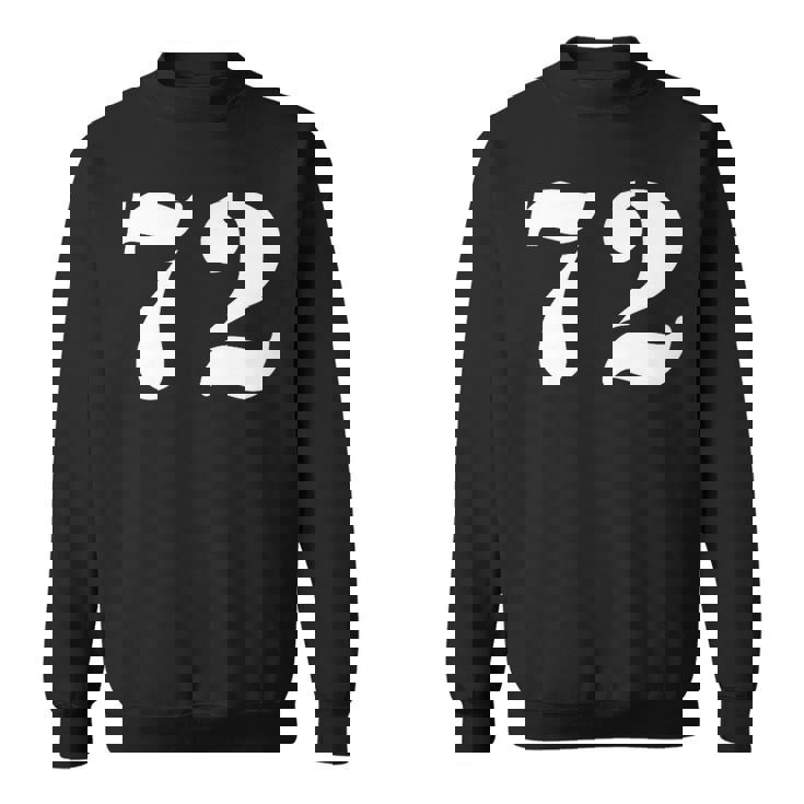 セブンティツー ナンバー 72 ナンバー スウェットシャツ