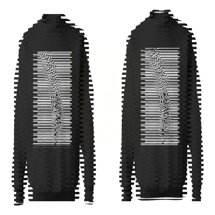 ゼブラ 錯視 メンズ レディース キッズ スウェットシャツ