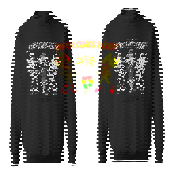 ソニック×れじぇくんuper Chaos Mode L スウェットシャツ