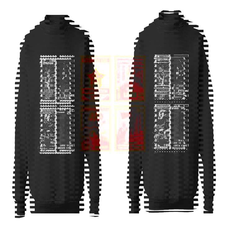 ソビエト消印sovi8ヴィンテージプロパガンダ。 スウェットシャツ