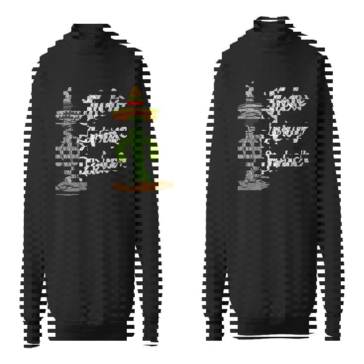 ソンブレロを持ったクールなサボテン メキシコのファン スウェットシャツ