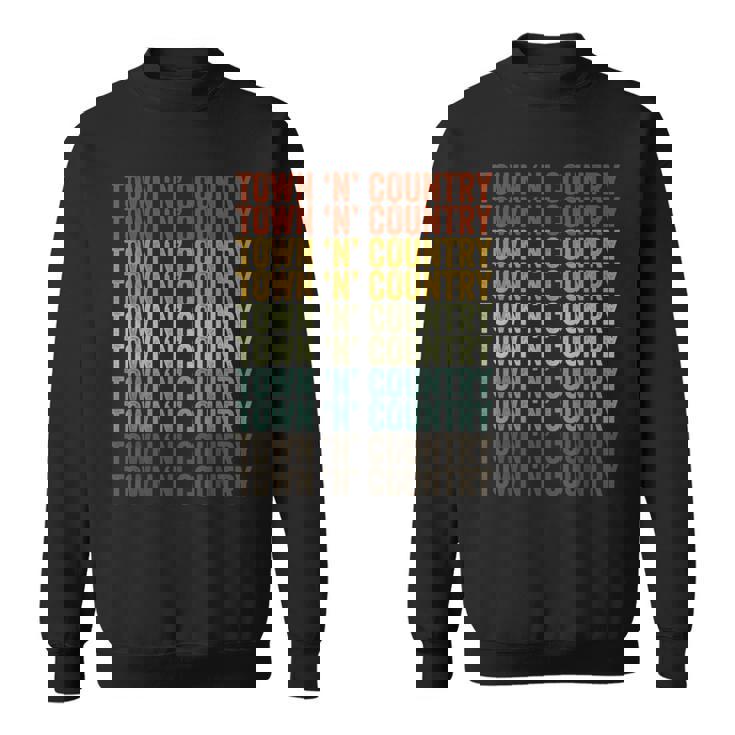 タウンアンドカントリーシティレトロ スウェットシャツ