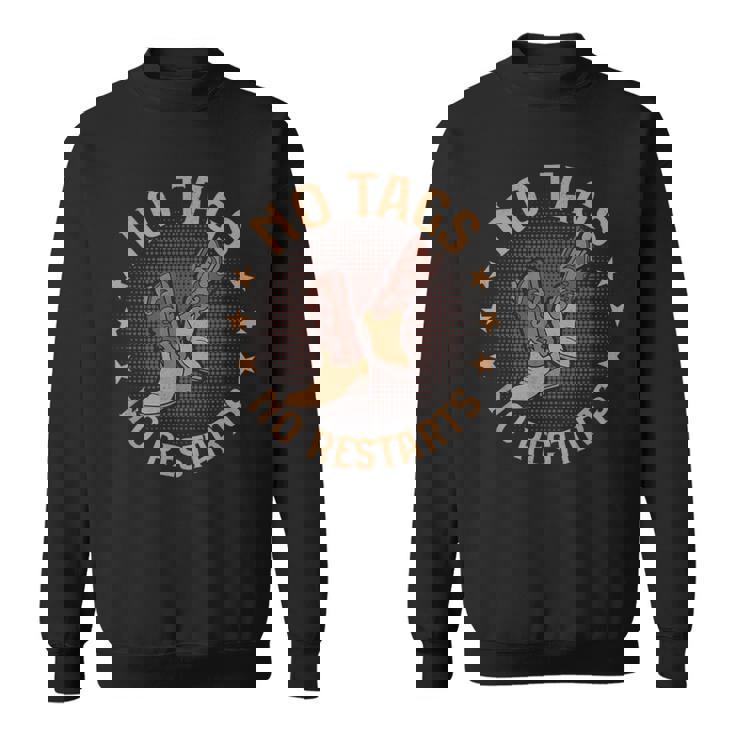 タグなし ノーリスタート ラインダンス カントリーミュージック スウェットシャツ