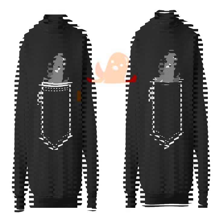 タコさんウインナー たこさん ウインナー 食べ物 イラスト ワンポイント ポケット デザイン かわいい おもしろ スウェットシャツ