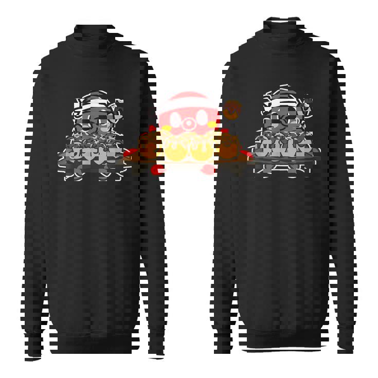 タコ料理日本たこ焼きtシャツ スウェットシャツ