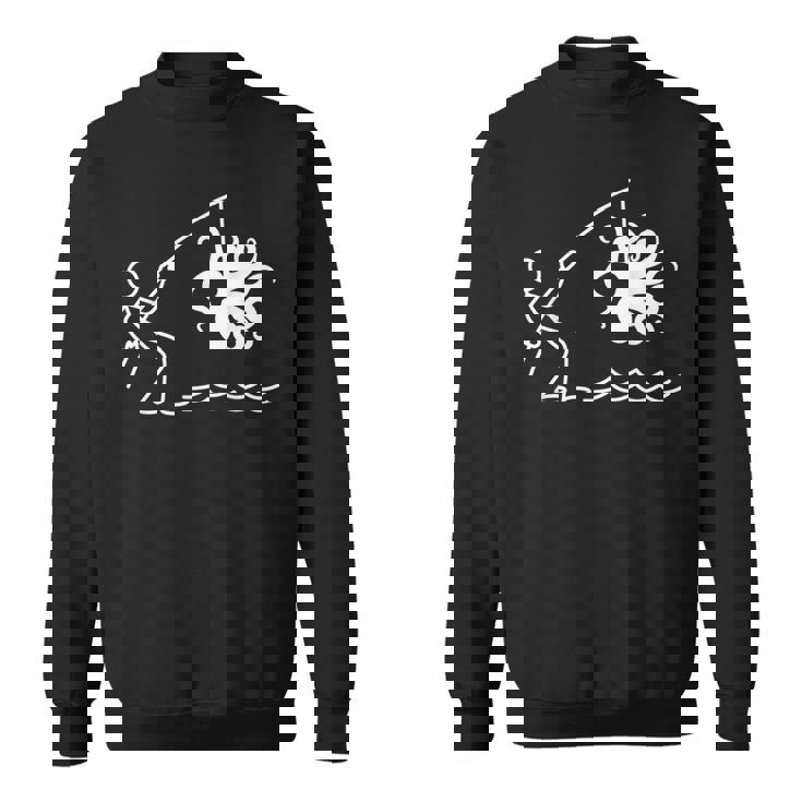 タコ釣りタコクラーケンケンケファロポッド ファニータコ スウェットシャツ