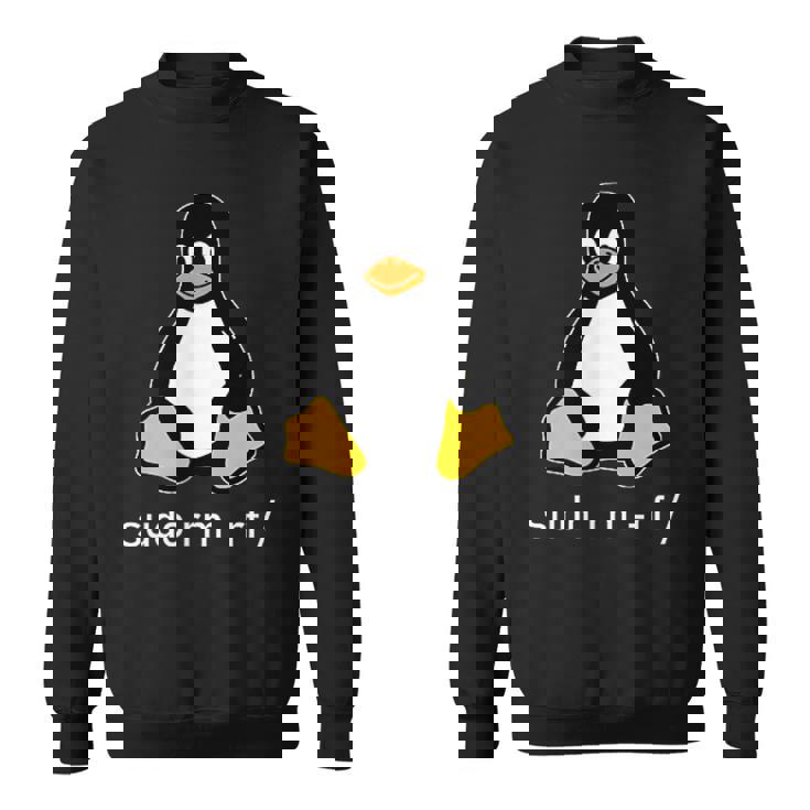 タックスlinuxペンギン-Sudorm-Rfコンピューターサイエンスコンピューター Tux Linux スウェットシャツ