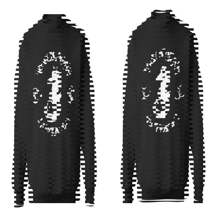 タツノオトシゴ おもしろ 竜の落とし子 かわいい 龍の落とし子 スウェットシャツ