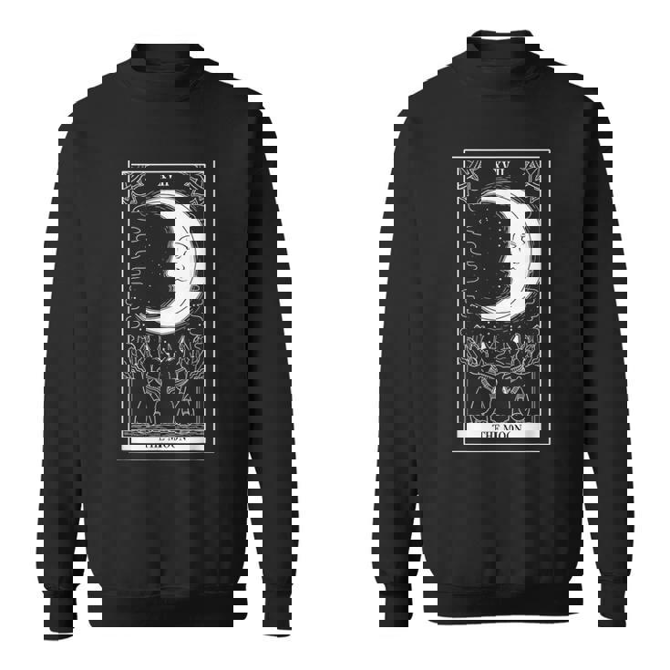 タロットカード 月 占い師 オカルト 魔女 ウィッカン カード スウェットシャツ