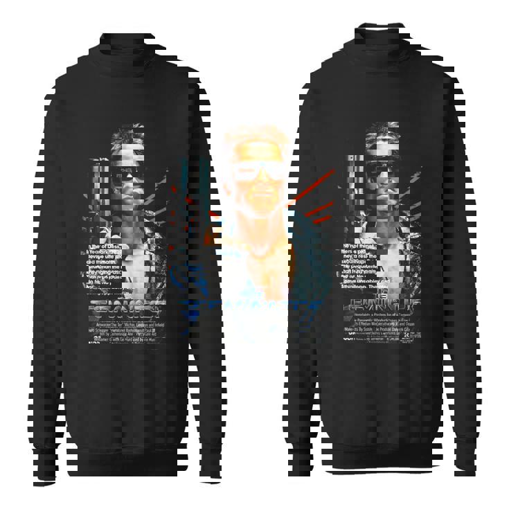 ターミネーター ポスター 映画 レトロf タイムトラベラー ゲーマー スウェットシャツ