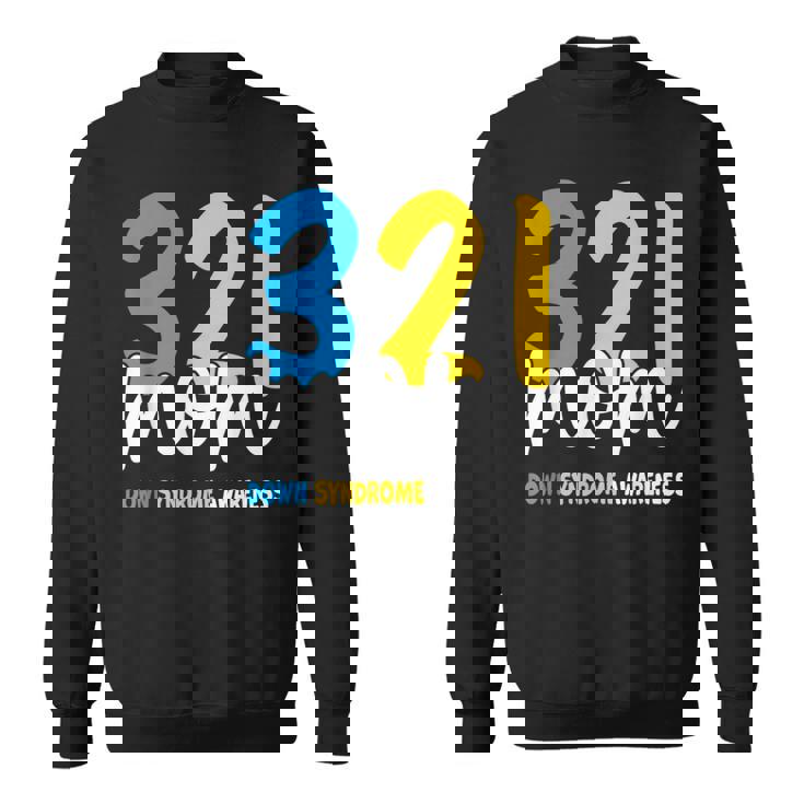 ダウン症啓発 誇り高きトリソミー 21ママダウン症 スウェットシャツ