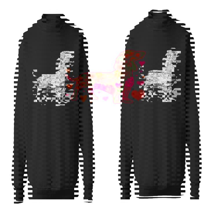 ダックスフント 解体新書 ミニチュアダックス 犬の飼い主 ダックスフント ギフト おもしろ犬 ダックスフント スウェットシャツ