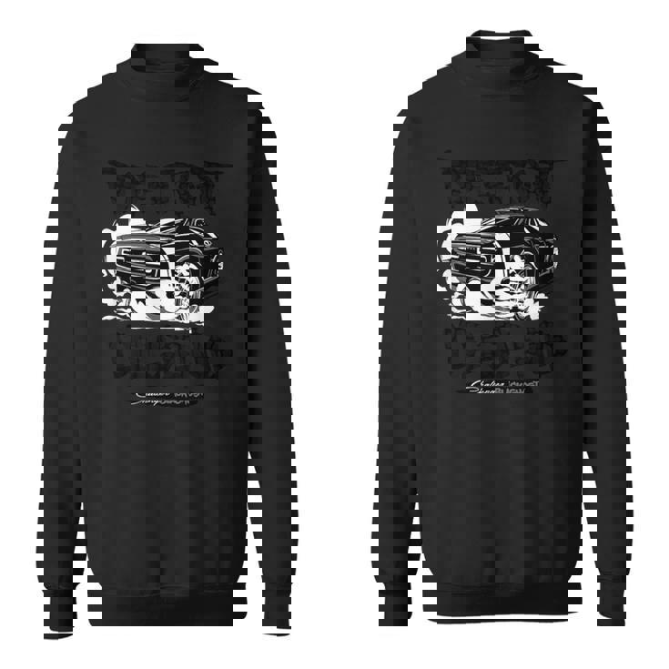 ダッジ・チャレンジャー・ブラック・ゴースト、デトロイト・レジェンド スウェットシャツ