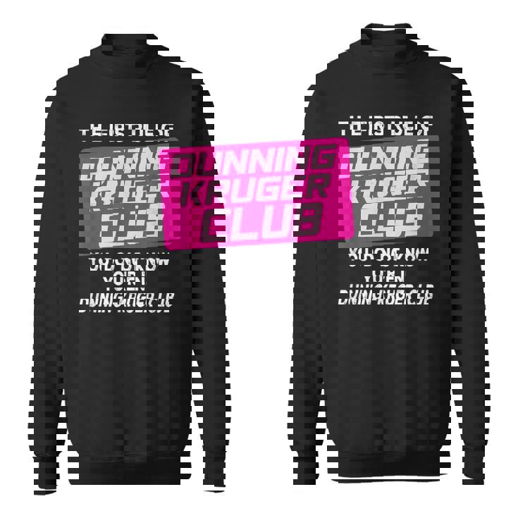 ダニング・クルーガークラブ スウェットシャツ