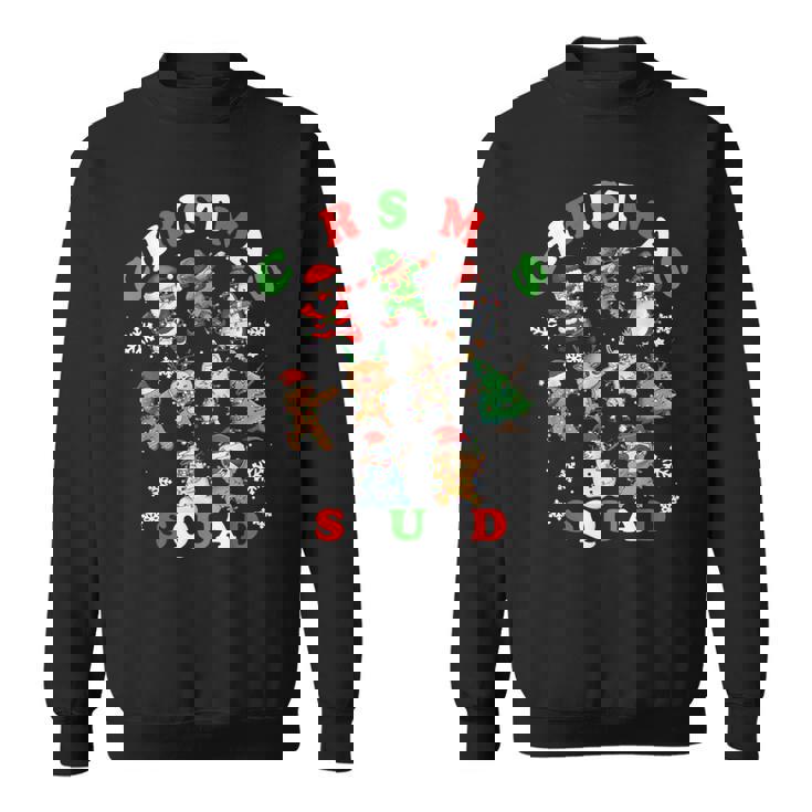 ダビングクリスマスブリークリスマスセーターサンタダブスクワッドキッズボーイ スウェットシャツ