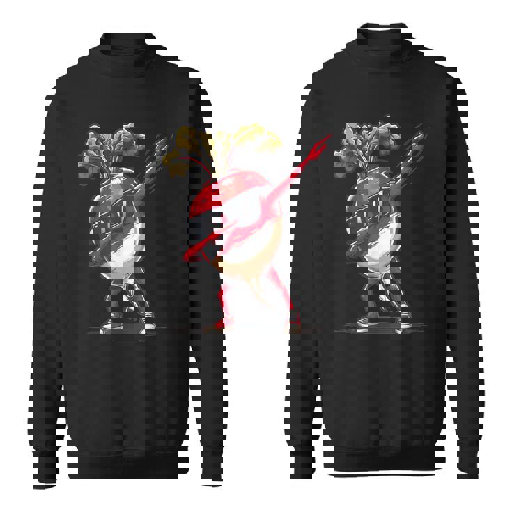 ダブ 大根 踊る 大根 野菜 スウェットシャツ