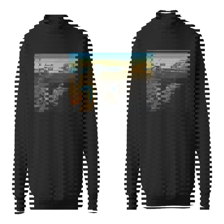 ダリによる有名な絵画の持続性 スウェットシャツ