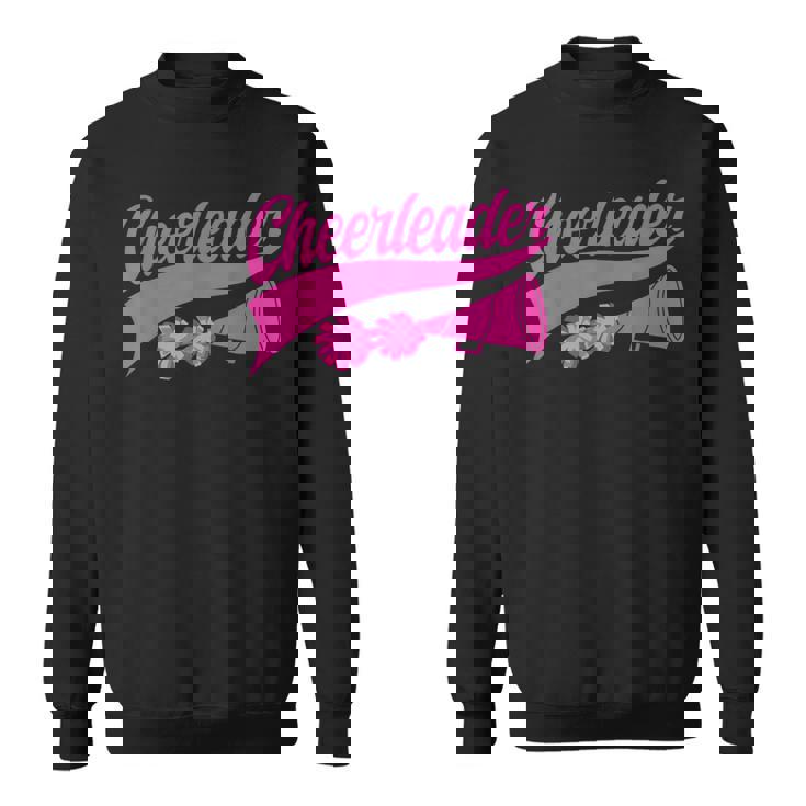 チアリーダー おもしろい チアリーディング チア練習 スポーツチーム スウェットシャツ