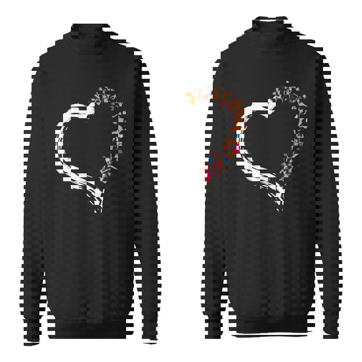 チア・チアリーディング・ハート スウェットシャツ