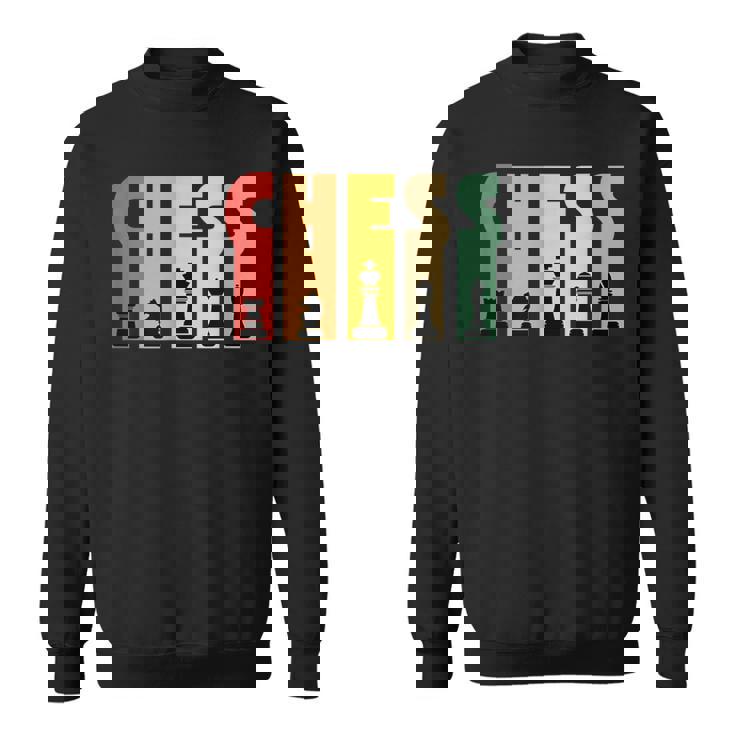 チェス レトロデザイン 戦略思考スポーツギフト スウェットシャツ