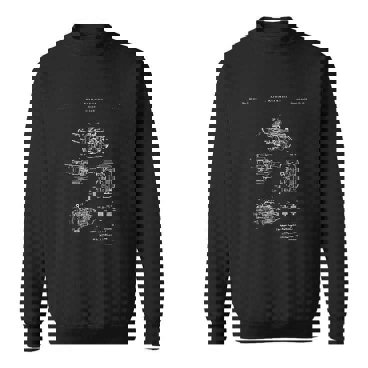 チェーンソー特許tシャツ Man Caveシャツ スウェットシャツ