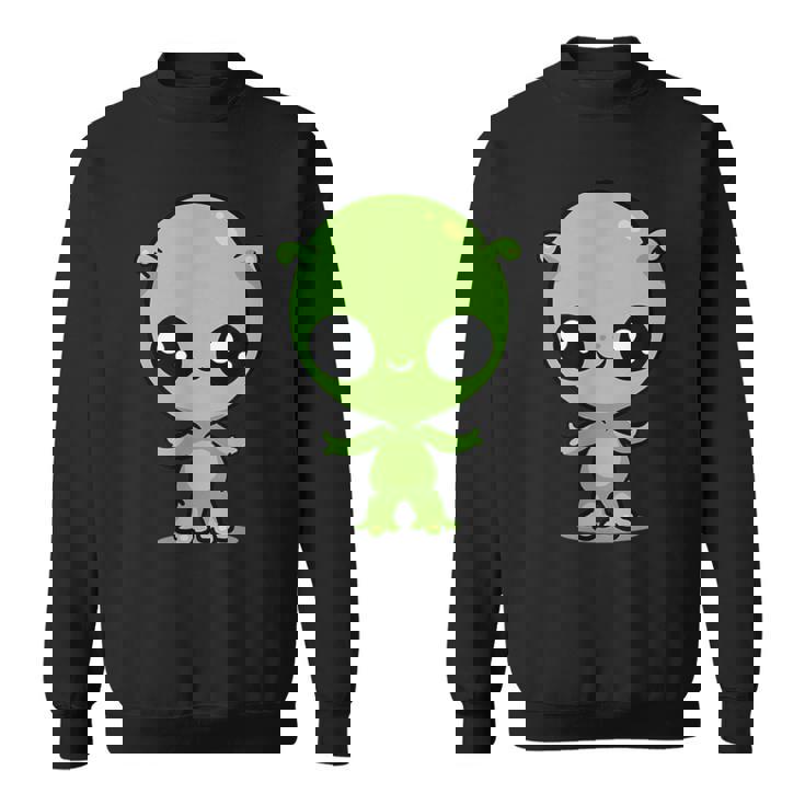 チビ カワイイ エイリアン Ufo 宇宙人 スウェットシャツ