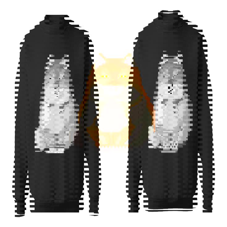 チベットスナギツネ ドット絵 ピクセルアート 虚無 ゲーム レトロゲーム ミーム スウェットシャツ