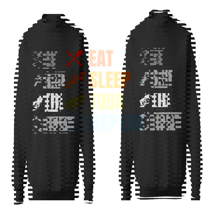 チューバ奏者スケジュール チューバ愛好家 金管楽器 スウェットシャツ