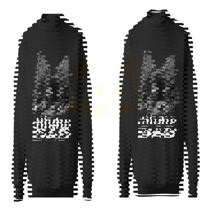 チワワ お父さん 面白い 父 犬 チワワ パパ スウェットシャツ