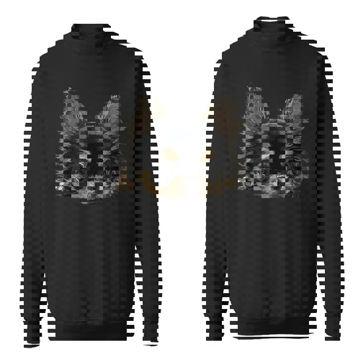 チワワ ロングヘア チワワ 子犬 犬好き ママ パパ スウェットシャツ