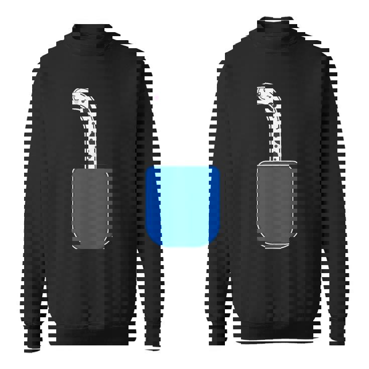 チンアナゴ（いん・ざ・ぽけっと）【どうぶつフレンズ】魚 水族館の生き物 かわいい 面白い 動物 チンアナゴ イラスト スウェットシャツ