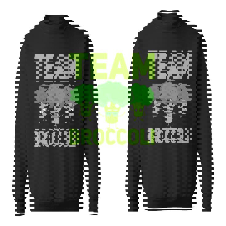 チーム ブロッコリー ビーガン ベジタリアン 植物ベース 野菜 スウェットシャツ