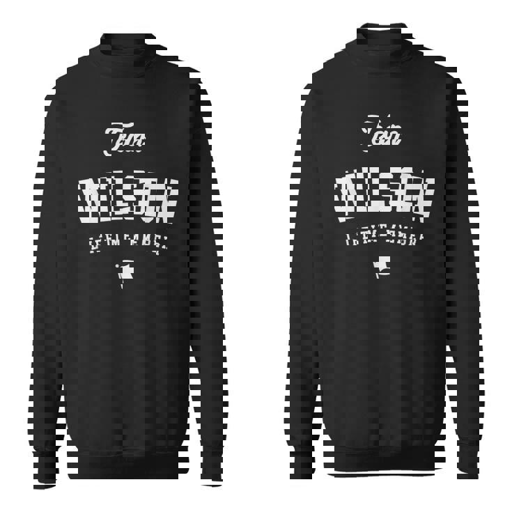 チームウィルソン生涯メンバーファニーネームウィルソン スウェットシャツ