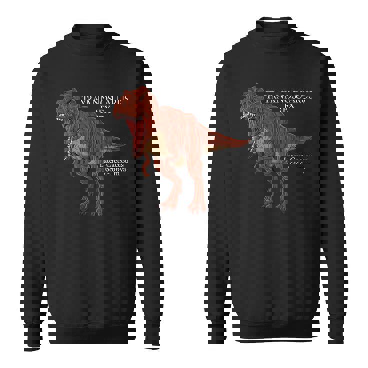 ティラノサウルス・レックスのリアルなデッサン スウェットシャツ